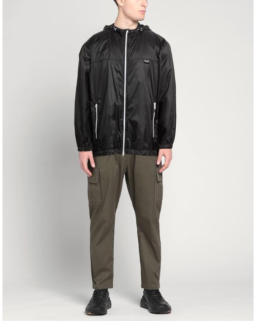 EA7 Black Jackets for men