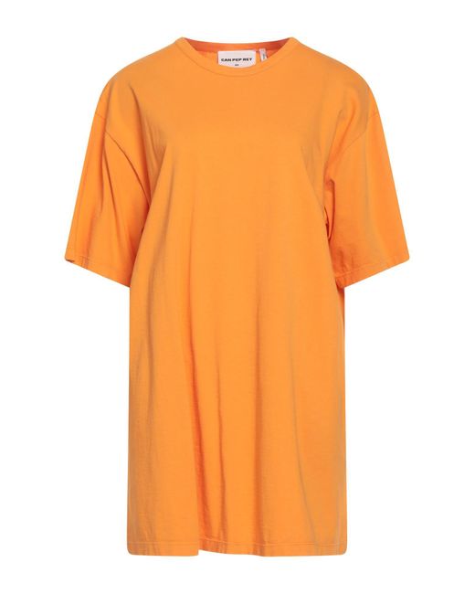 Can Pep Rey Orange Mini Dress