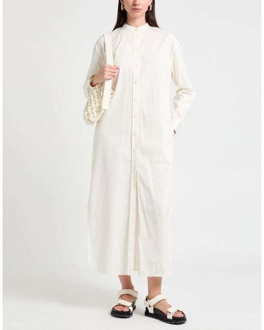Jil Sander White Maxi Dress