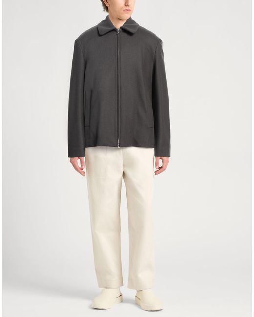 Barena Gray Lead Jacket Wool, Polyamide for men