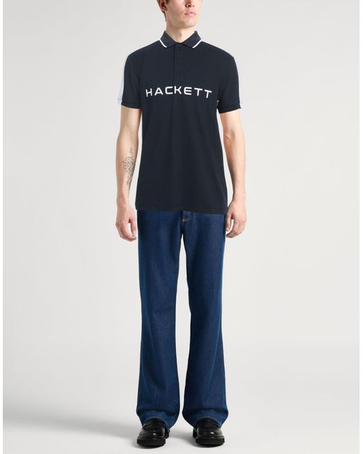 Polo Hackett de hombre de color Blue
