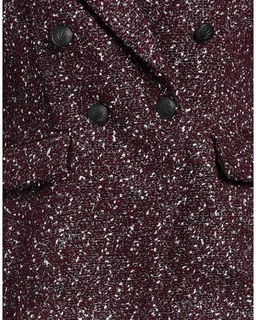 Rag & Bone Purple Plum Blazer Wool, Polyester, Acrylic, Nylon