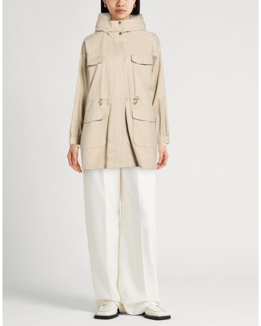 Emporio Armani Natural Overcoats & Trench Coats