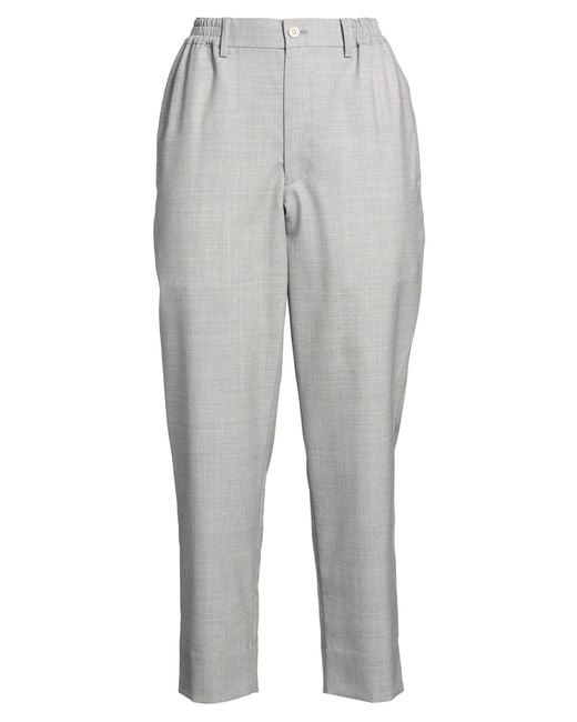 Comme des Garçons Gray Pants Wool
