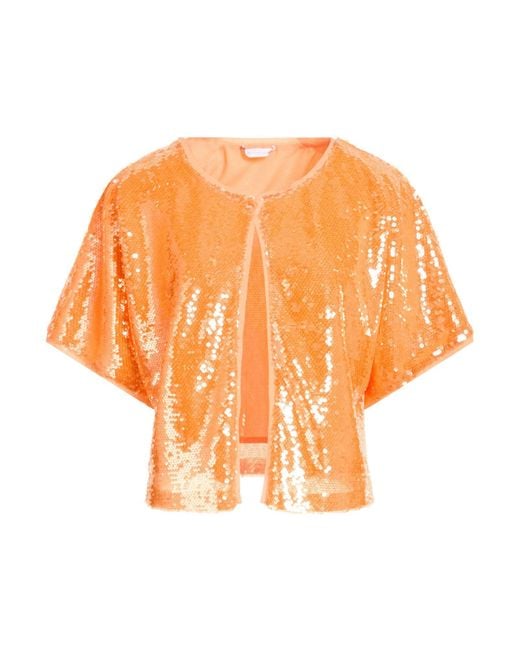 Diana Gallesi Orange Jacket Polyester