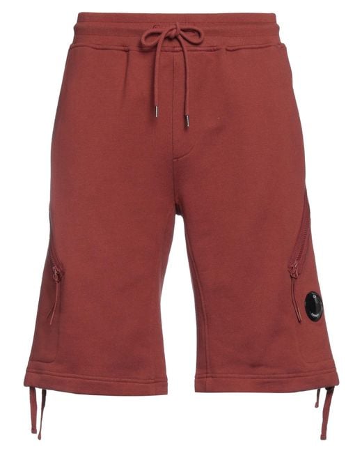 C P Company Red Shorts & Bermuda Shorts for men