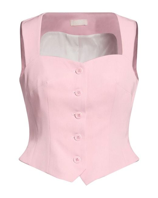 Liu Jo Pink Top Polyester, Viscose, Elastane