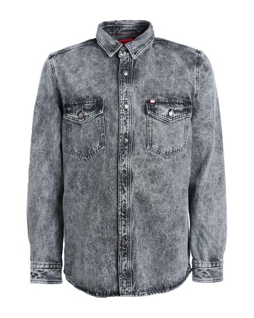 Camicia Jeans di HUGO in Gray da Uomo