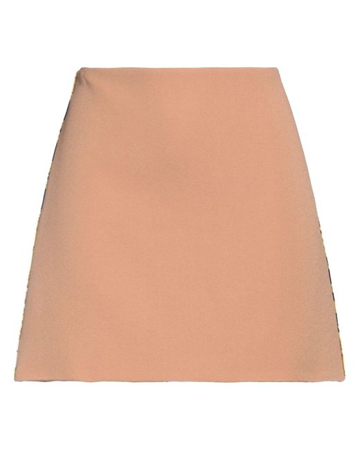 Versace Natural Mini Skirt