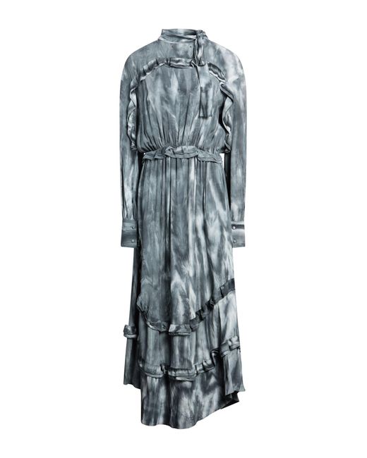 Golden Goose Deluxe Brand Blue Pastel Maxi Dress Polyester