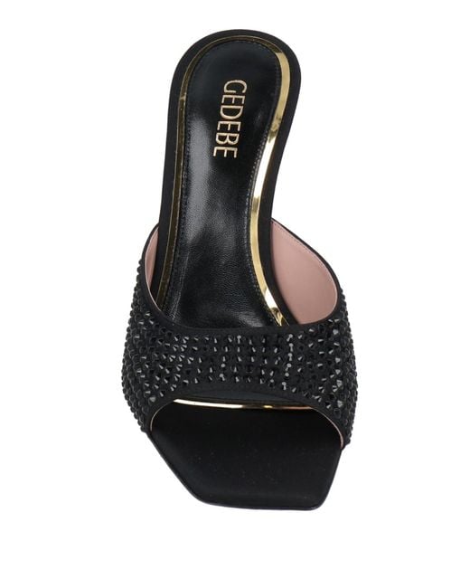Gedebe Black Sandals