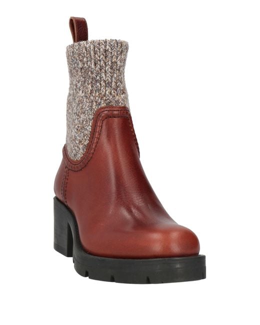 Chloé Brown Ankle Boots