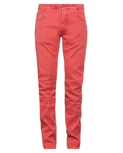 Hand Picked Red Jeans for men