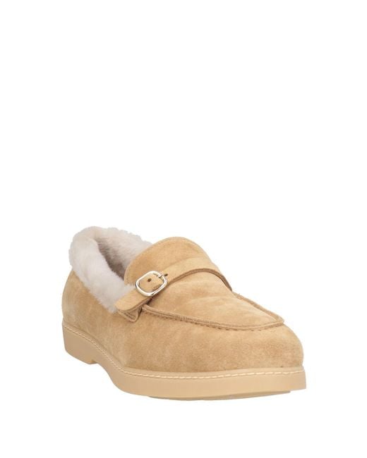 Doucal's Natural Loafers Calfskin