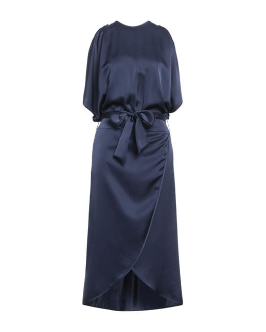 Eleventy Blue Midi Dress