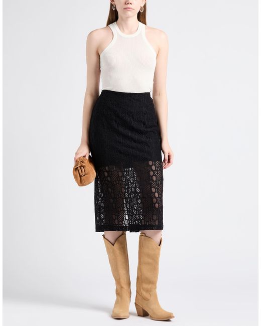 Pinko Blue Midi Skirt