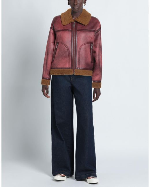 OOF WEAR Red Shearling & Teddy