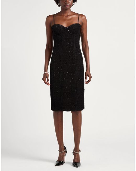 ROTATE BIRGER CHRISTENSEN Black Mini Dress