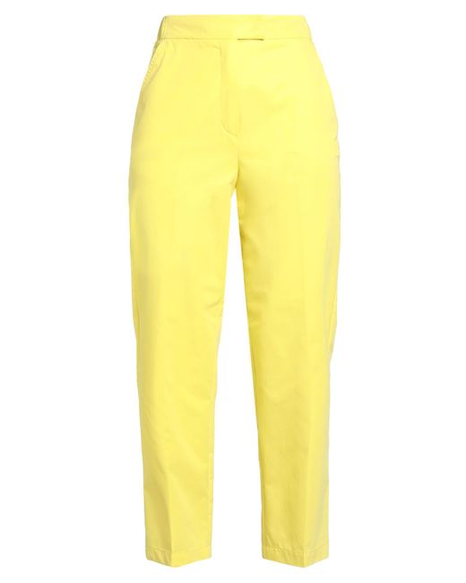 Beatrice B. Yellow Pants Cotton, Polyester