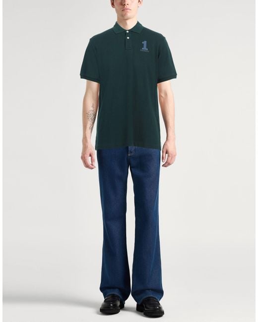 Polo Hackett de hombre de color Green