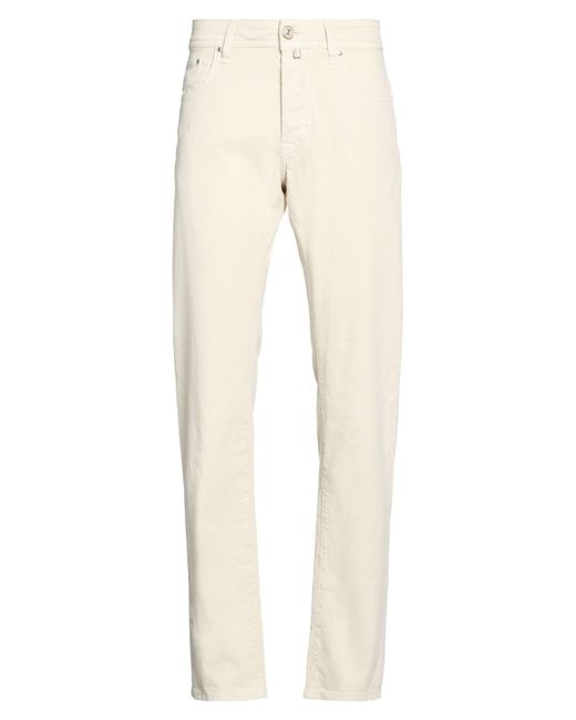Jacob Cohen Natural Pants Cotton, Elastane for men