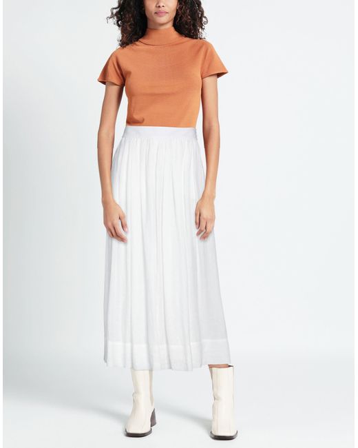 Chloé White Maxi Skirt
