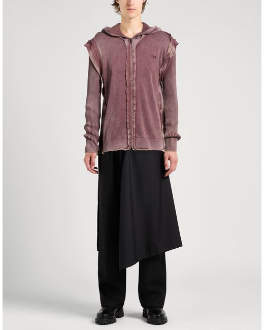 DIESEL Purple Cardigans for men