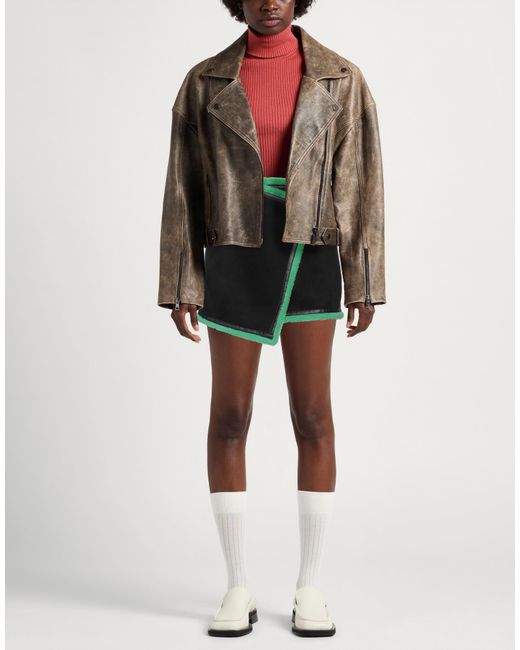 Twinset Green Mini Skirt
