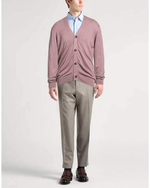 Tagliatore Pink Cardigan for men