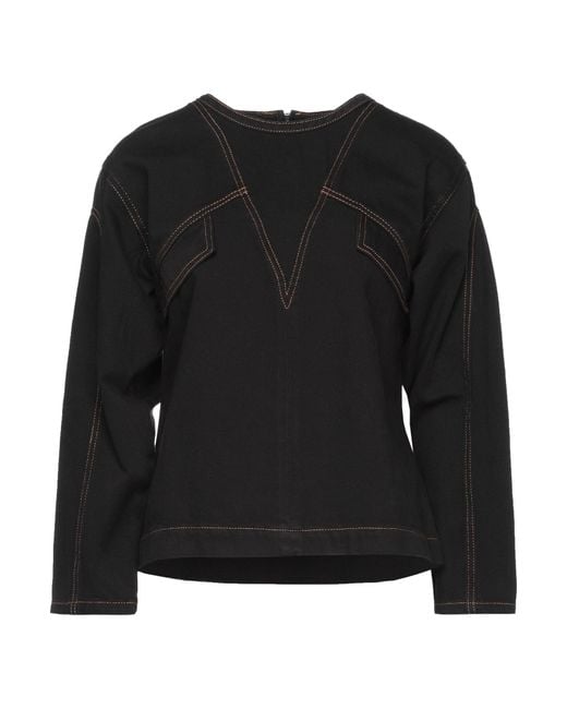 Ba&sh Black Jeanshemd