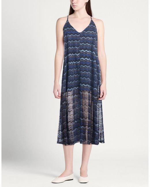 Kaos Blue Midi Dresses
