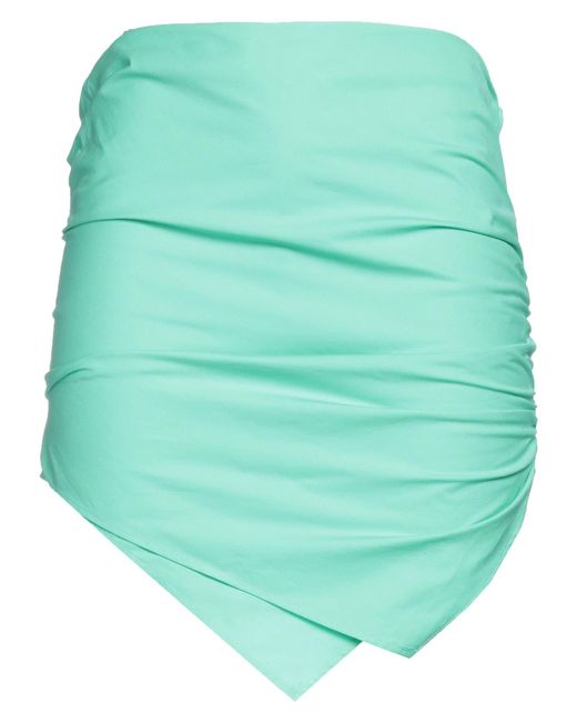 The Attico Green Mini Skirt