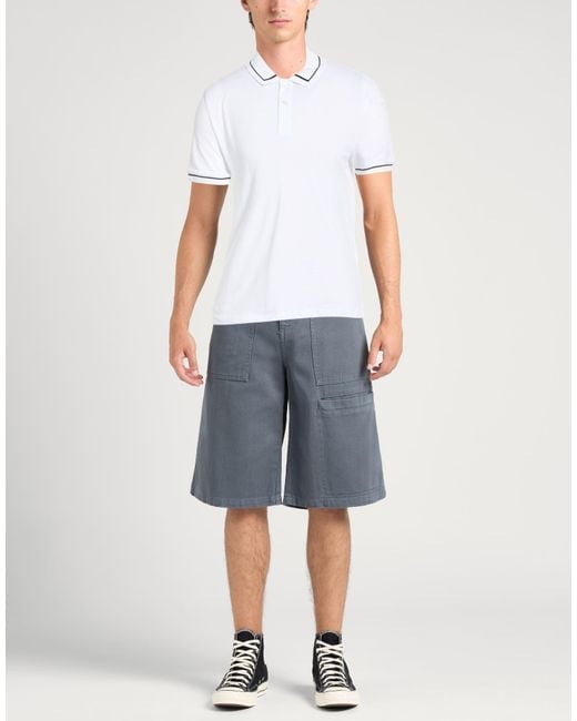 Bikkembergs White Polo Shirts for men