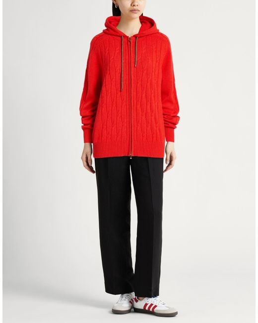 Agnona Red Cardigan