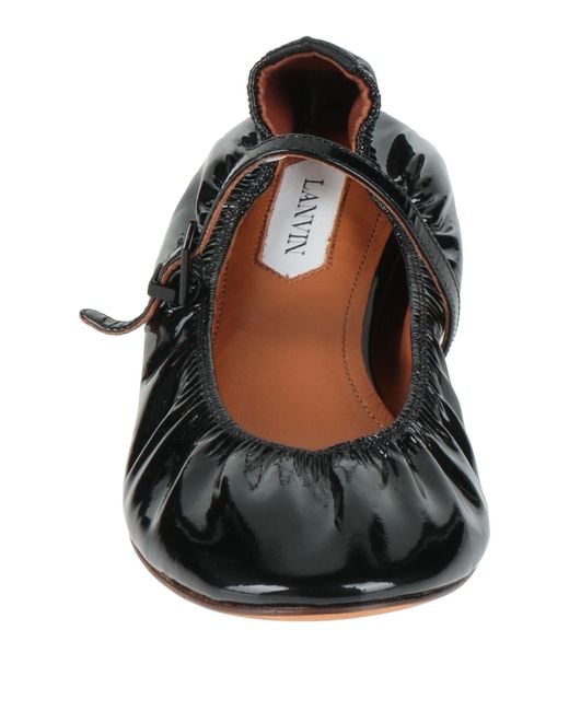 Lanvin Black Ballet Flats