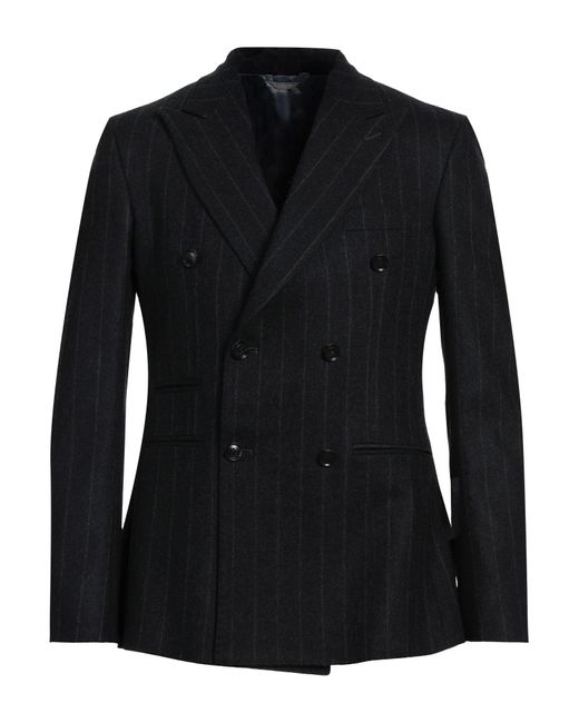 Trussardi Suit Jacket in Black for Men | Lyst