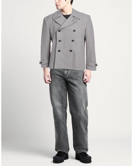 Sseinse Gray Coat for men