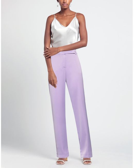 HEBE STUDIO Purple Trouser
