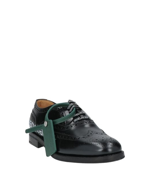 CHURCH'S x OFF-WHITETM Green Lace-Up Shoes for men