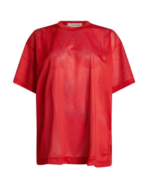 Comme des Garçons Red T-Shirt Polyester