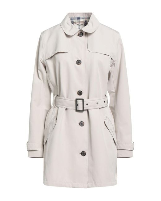 Barbour White Overcoat & Trench Coat