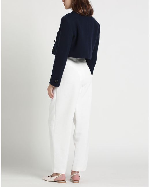 MSGM Blue Blazer Virgin Wool, Polyamide