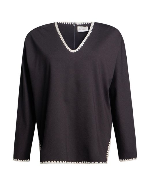 Top MEIMEIJ de color Blue