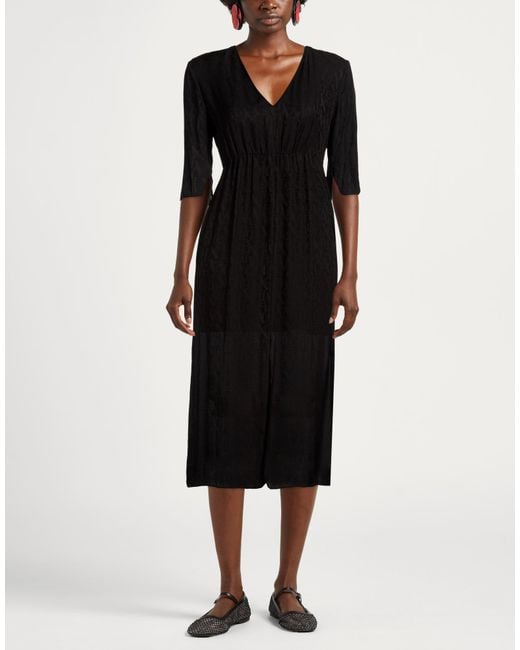 ARMANI EXCHANGE Black Midi Dresses