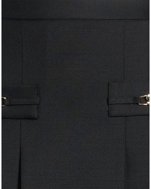 Sandro Black Mini Skirt Wool