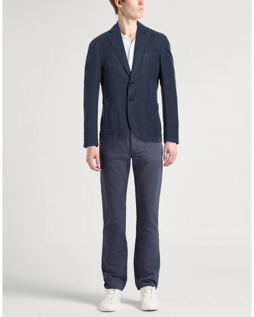 Paoloni Blue Blazers for men
