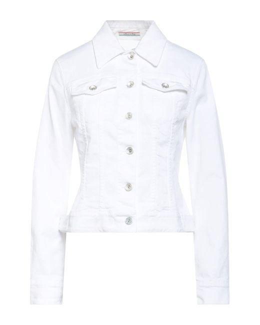 Jacob Cohen White Jeansjacke/-Mantel