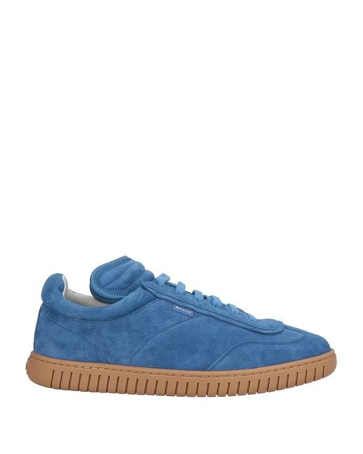 Bally Blue Sneakers Calfskin for men