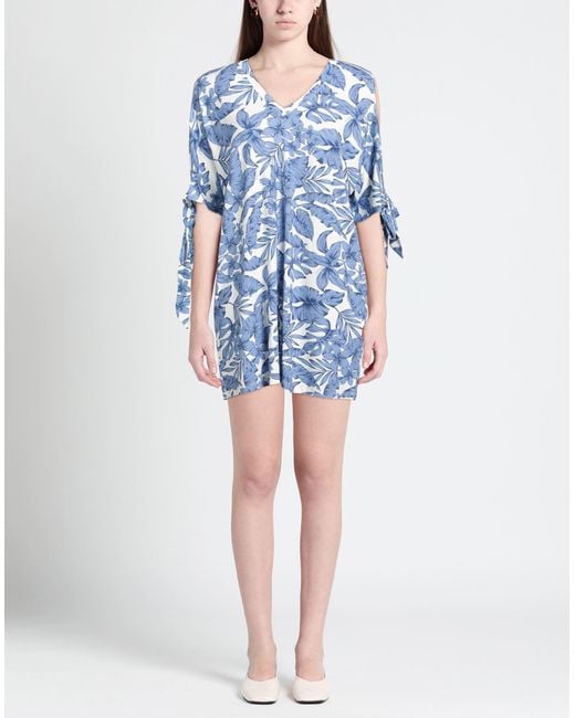 Twinset Blue Mini Dress