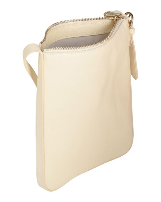 Il Bisonte Natural Cream Cross-Body Bag Leather